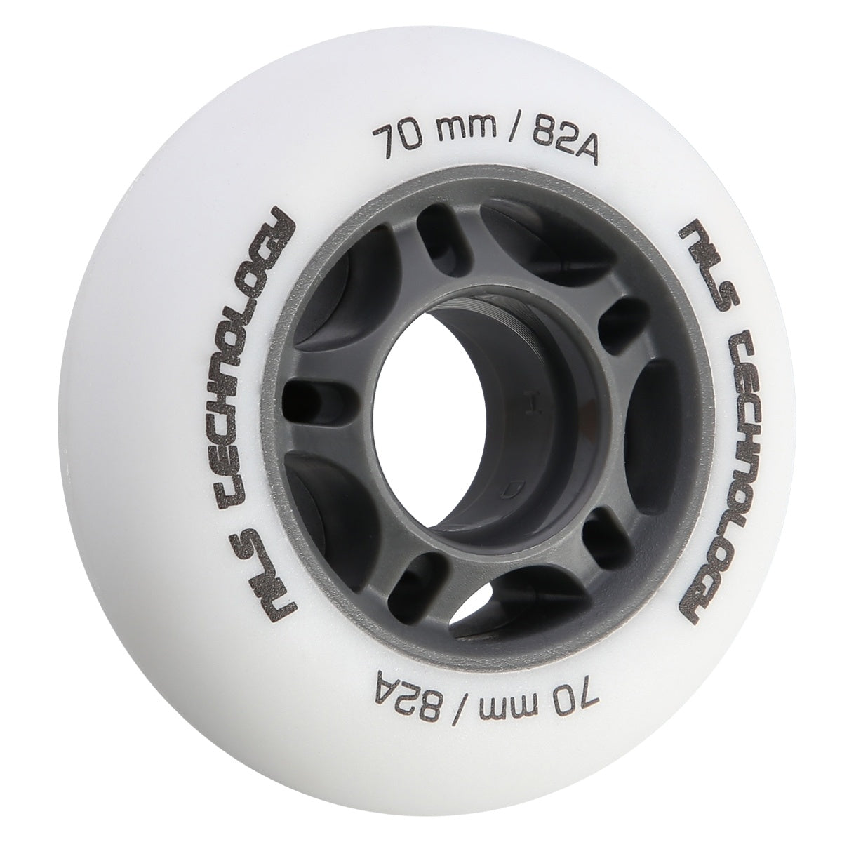 PU 70 x 24 White Wheels, 82A Hardness, Set of 4