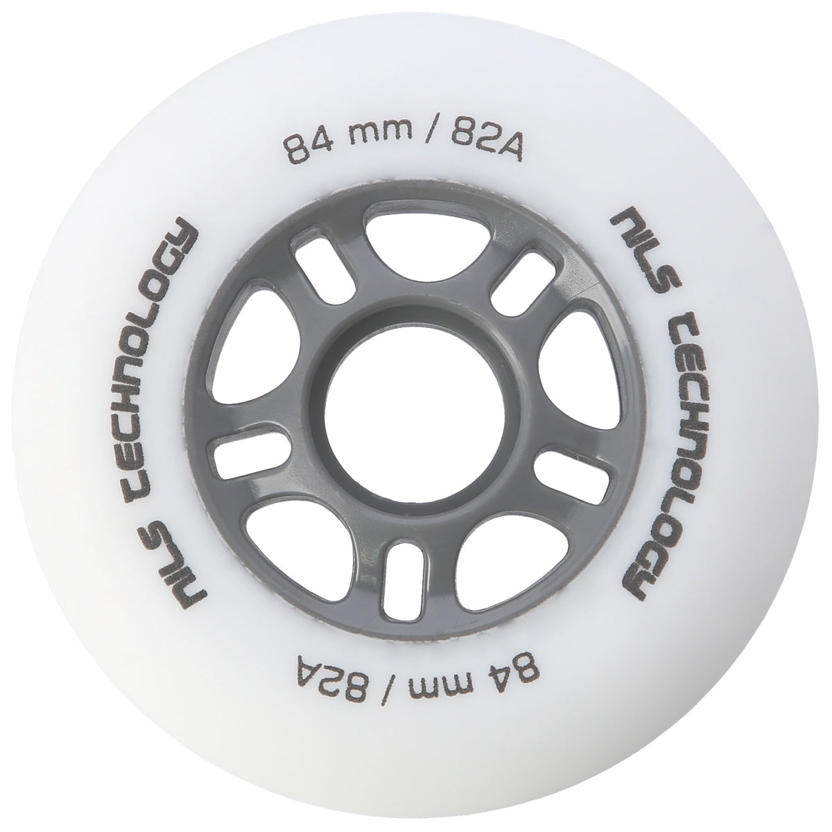 PU 84x24 White Wheels, 82A Hardness, 4 Pack