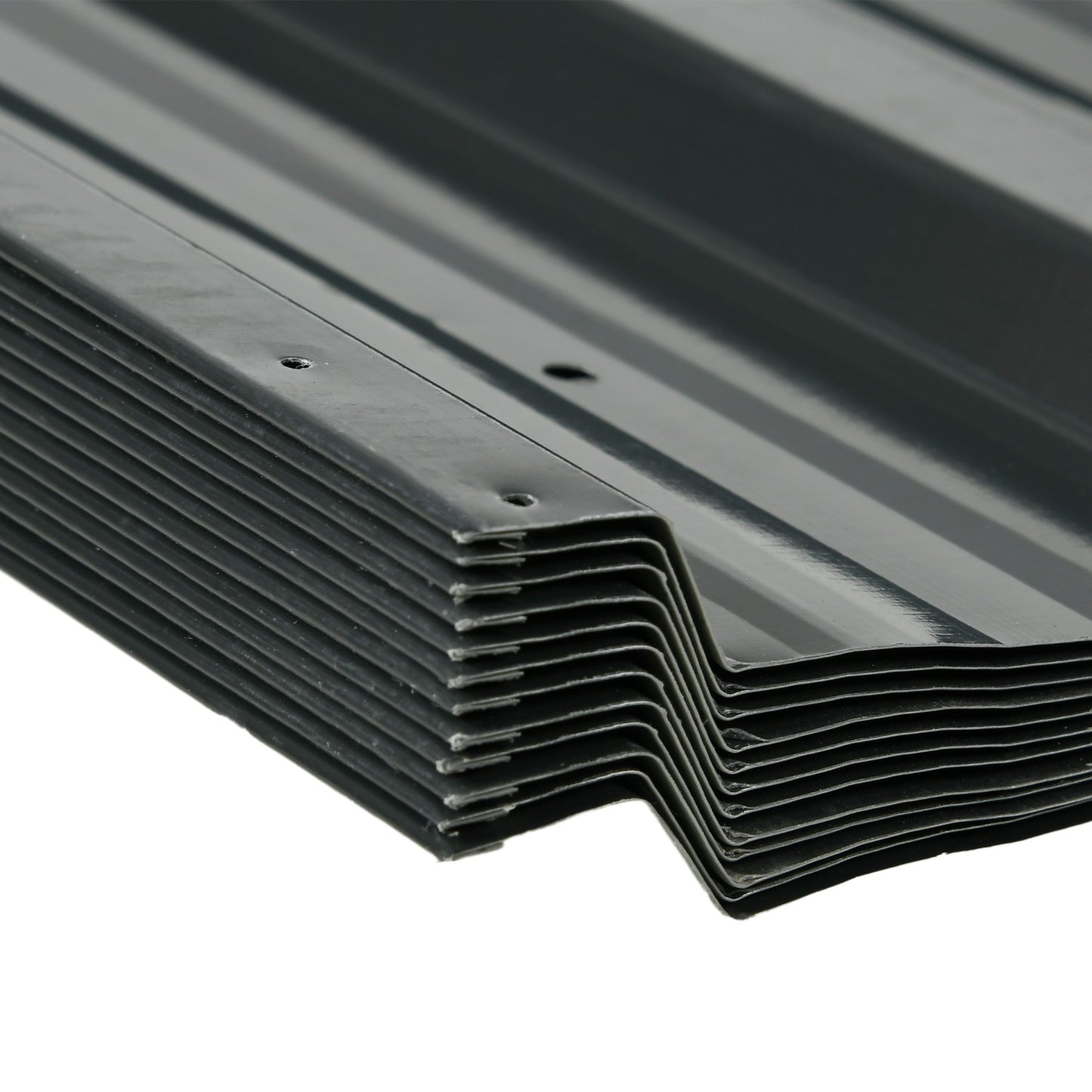 Trapezoidal galvanized roof panels, 129x45 cm, 7 m², weatherproof