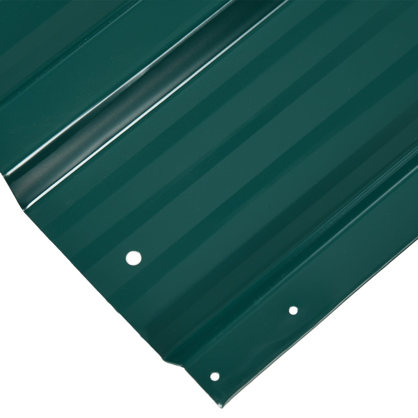 12-pack trapezoidal galvanized ceiling panels, 129 x 45 cm