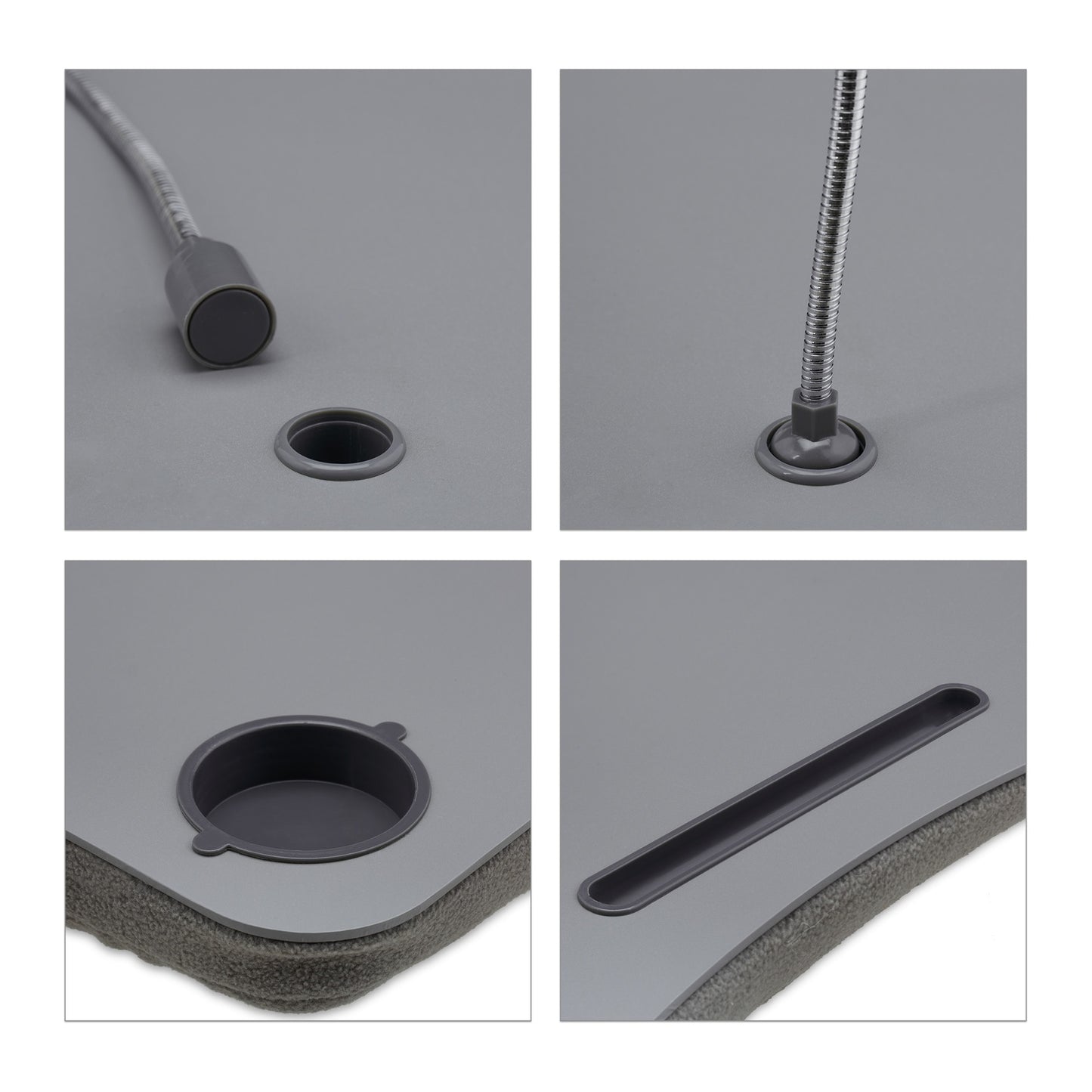 Pads for laptops in light gray