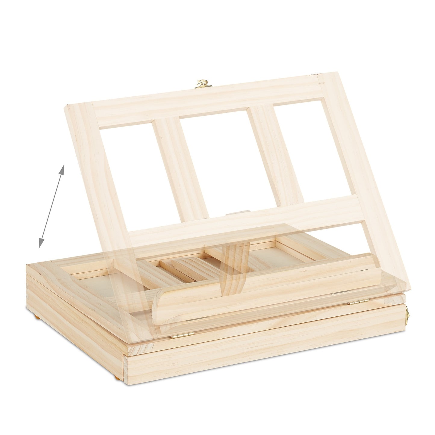 Paint box with easel
