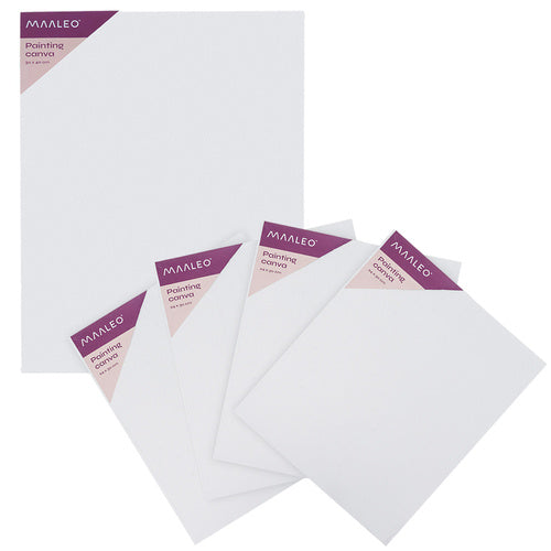 Painting Set with Easel, 24 Acrylic Paints, 3 Canvases