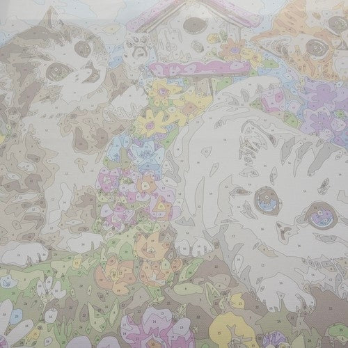 Painting by numbers 40x50cm - Maaleo cats 22781