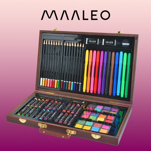 Painting kit 81 pcs in a suitcase