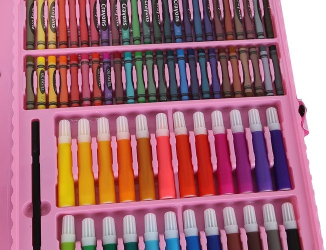 Painting kit in a case 168 pcs pink