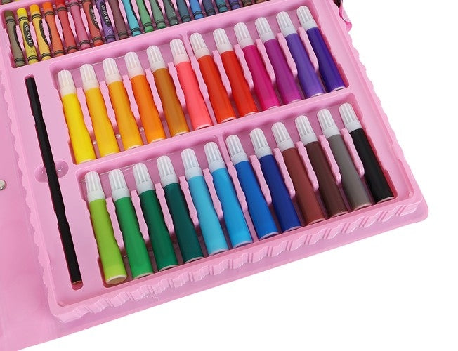 Painting kit in a case 168 pcs pink