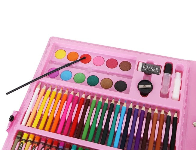 Painting kit in a case 168 pcs pink