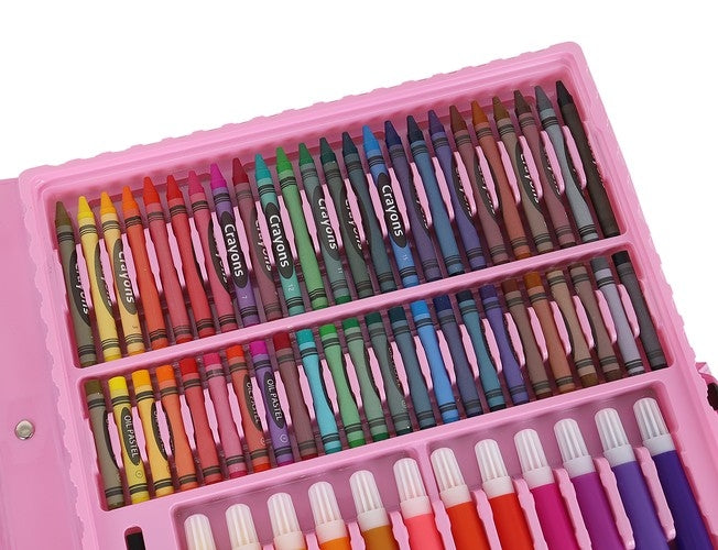 Painting kit in a case 168 pcs pink