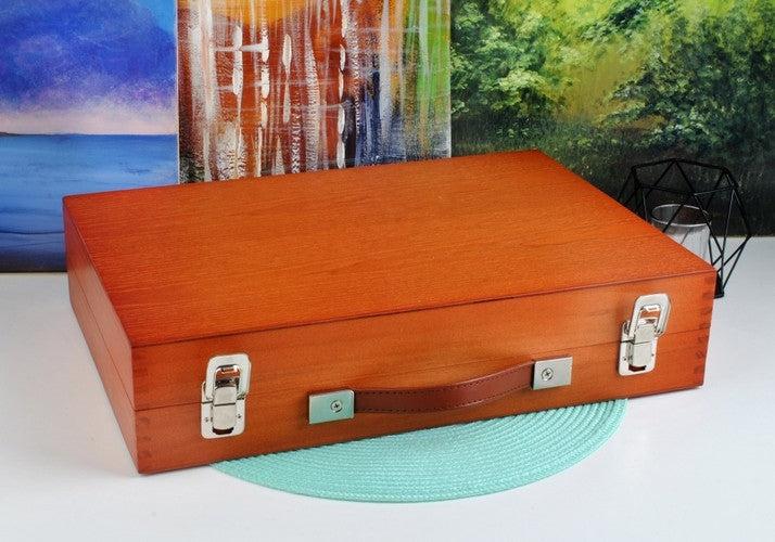 Painting set 174 pieces in a suitcase