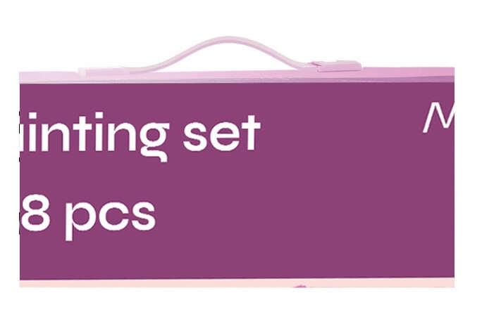 Painting set 208 pieces in a suitcase