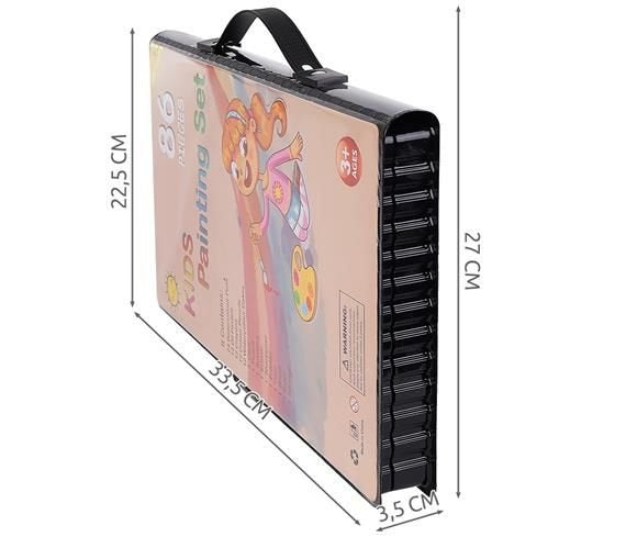 Painting set in a case 86 pcs