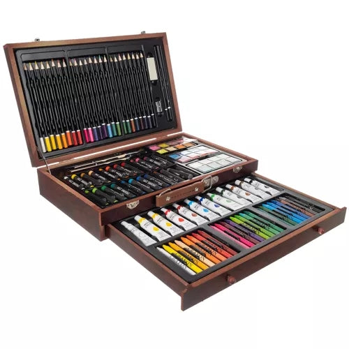 Painting set in a suitcase - 130 pcs Maaleo 21644