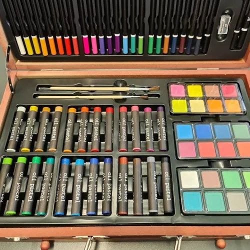 Painting set in a suitcase - 130 pcs Maaleo 21644