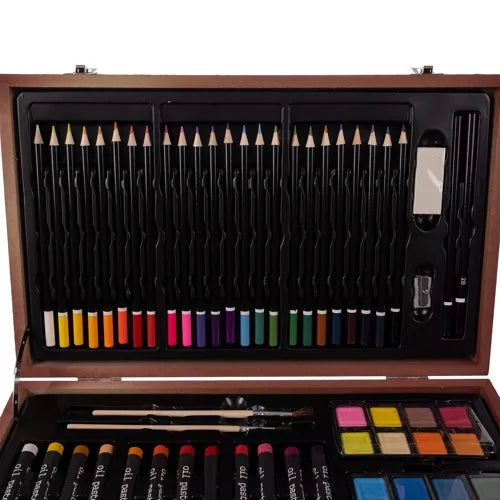 Painting set in a suitcase - 130 pcs Maaleo 21644