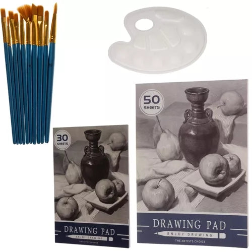 Painting set in a suitcase - 130 pcs Maaleo 21644