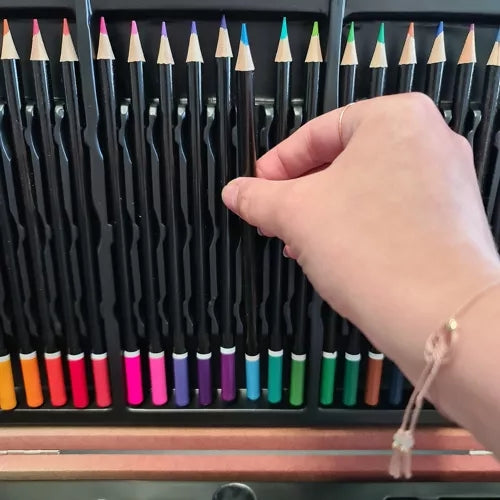 Painting set in a suitcase - 130 pcs Maaleo 21644