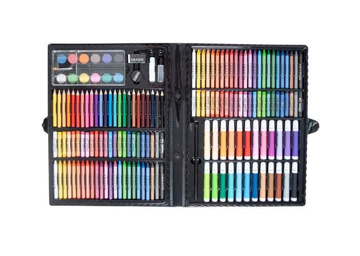 Painting set in a suitcase, 169 pcs, black