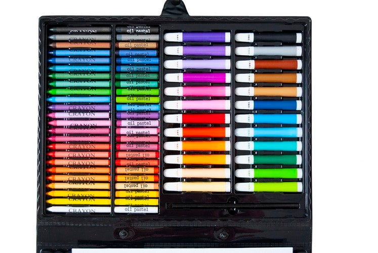 Painting set in a suitcase, 169 pcs, black