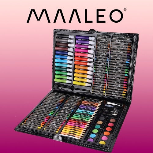 Painting set in a suitcase, 169 pcs, black