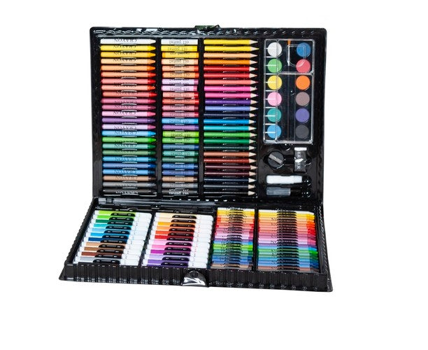Painting set in a suitcase, 169 pcs, black