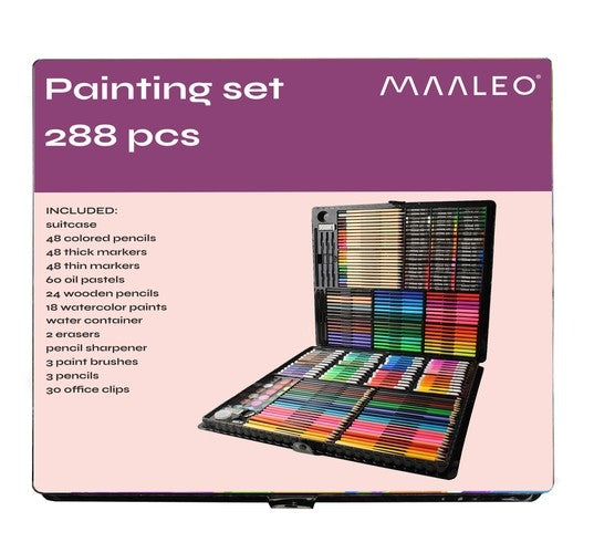 Painting set in a suitcase 288 pcs