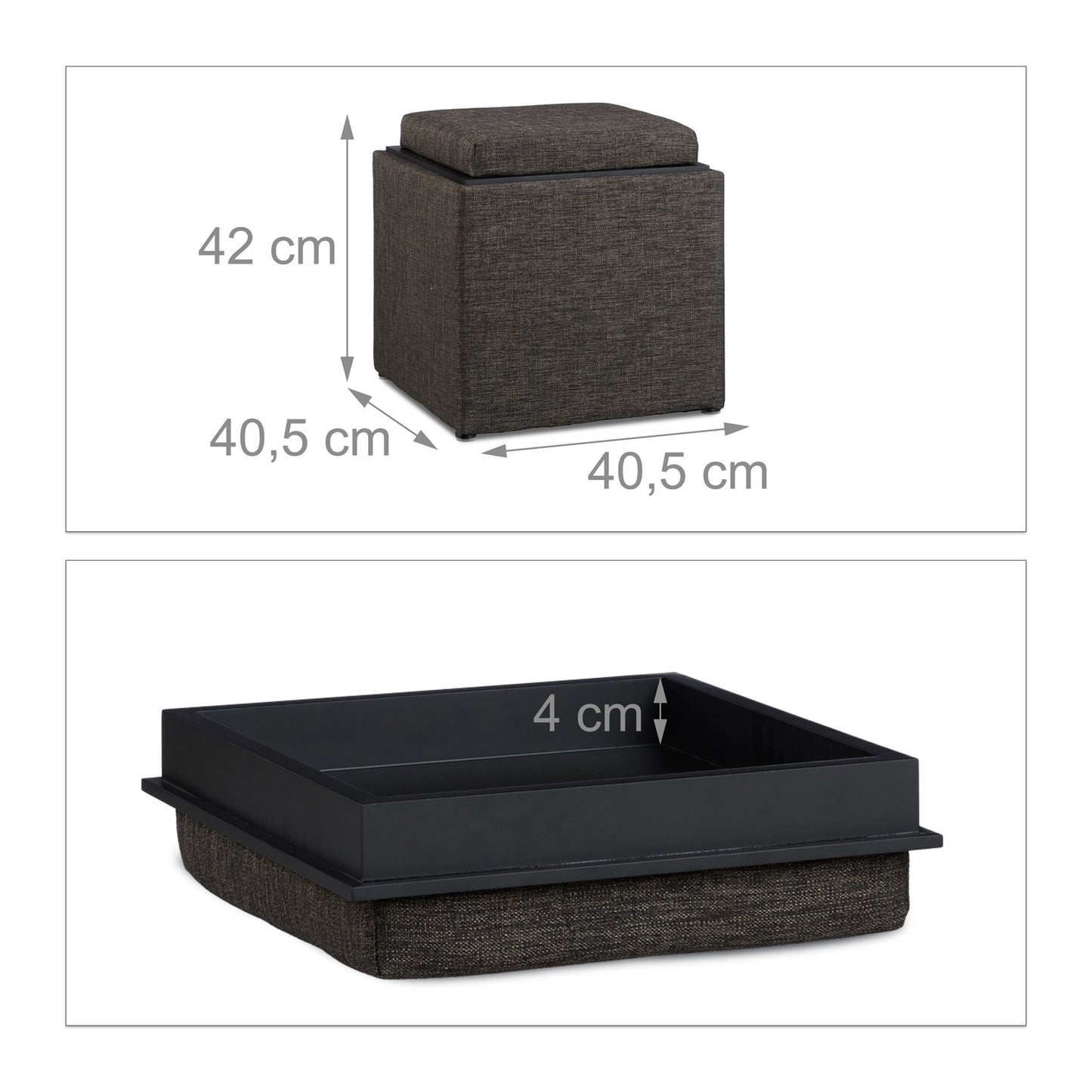 Pallet with storage