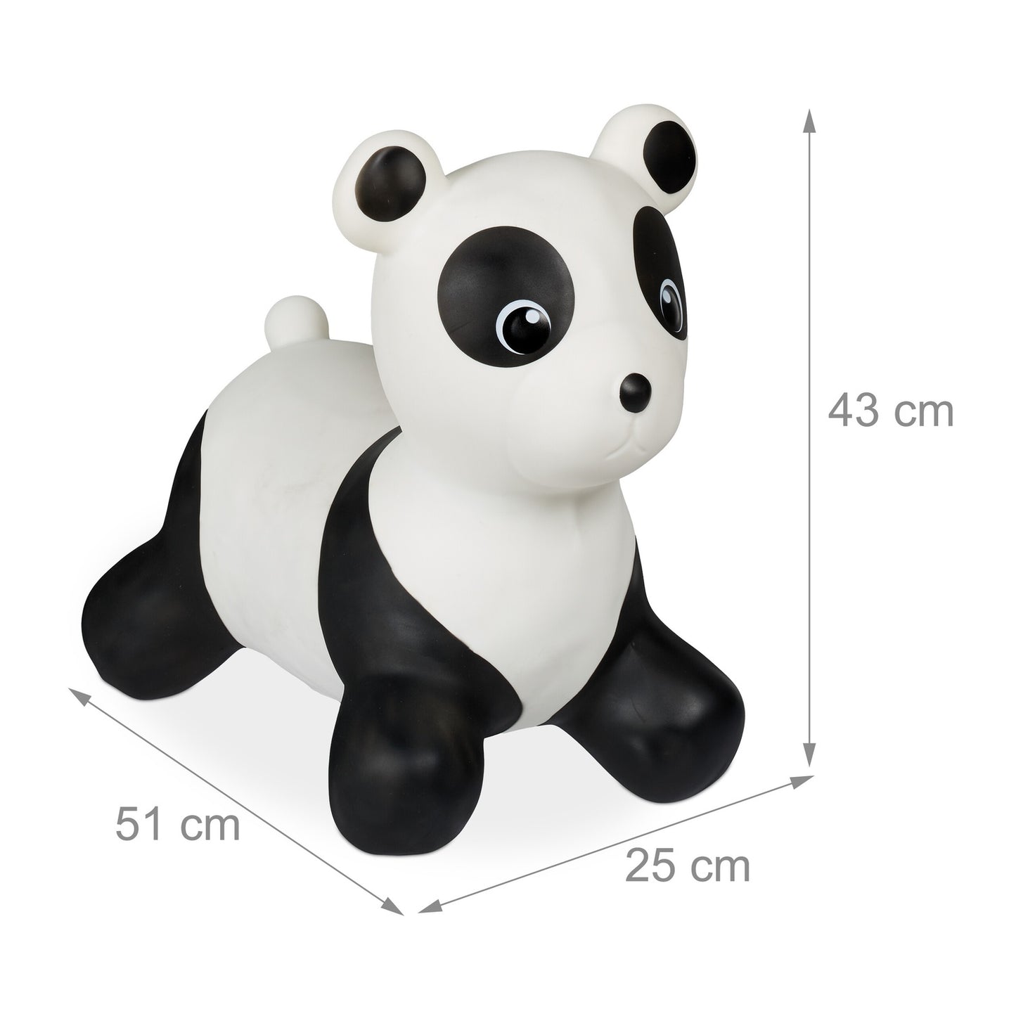 Panda jumping animal