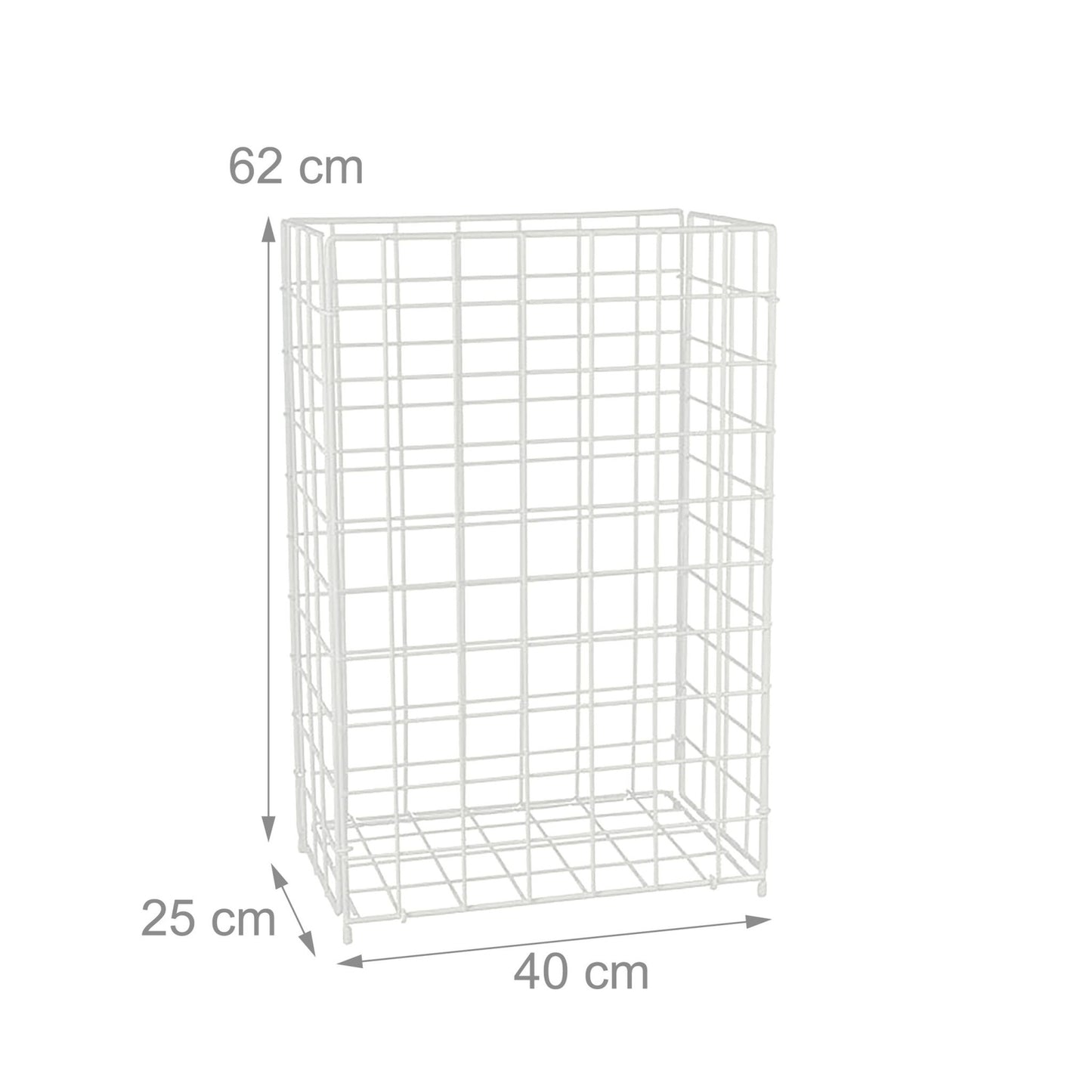Paper Waste Bin, Wire, 25L, Office/Home Use