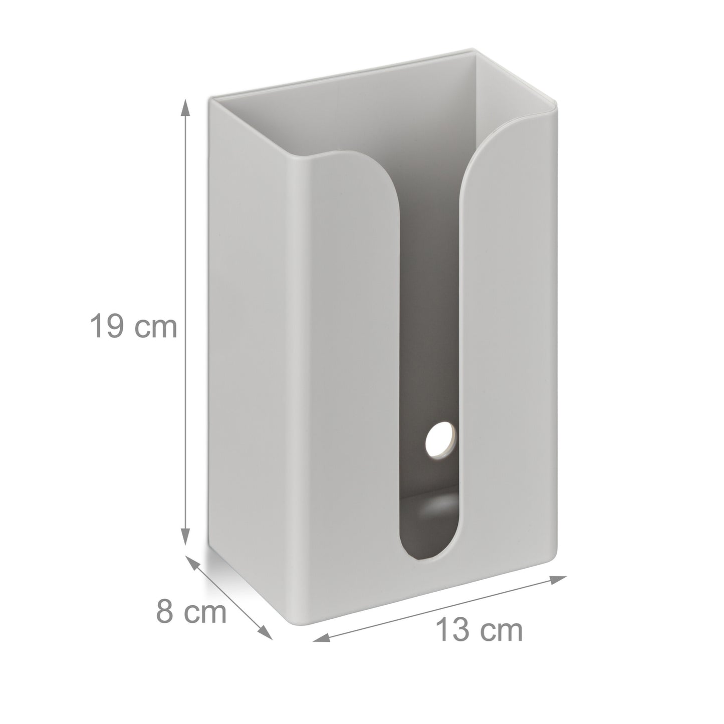 Paper dispenser for the wall in a set of 2