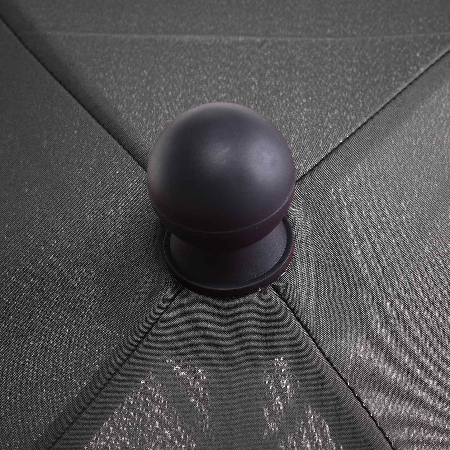 Beach umbrella parasol, UV protection, foldable, grey-black