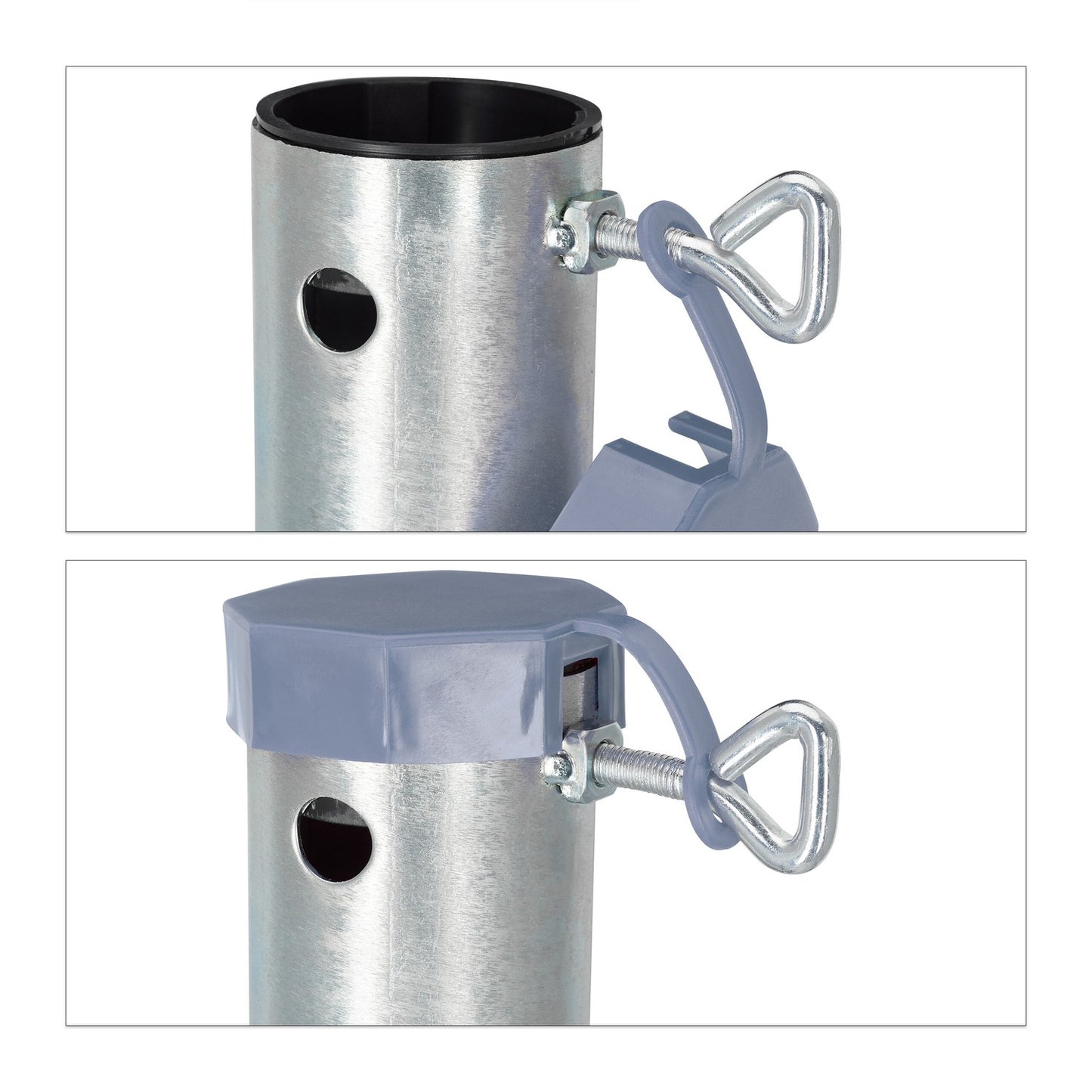 Parasol Ground Anchors, Set of 2 for Garden & Camping