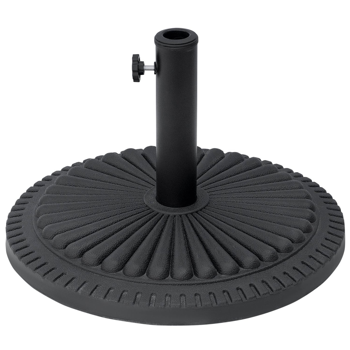 Parasol stand 14 kg cement base, fits 35-48 mm poles