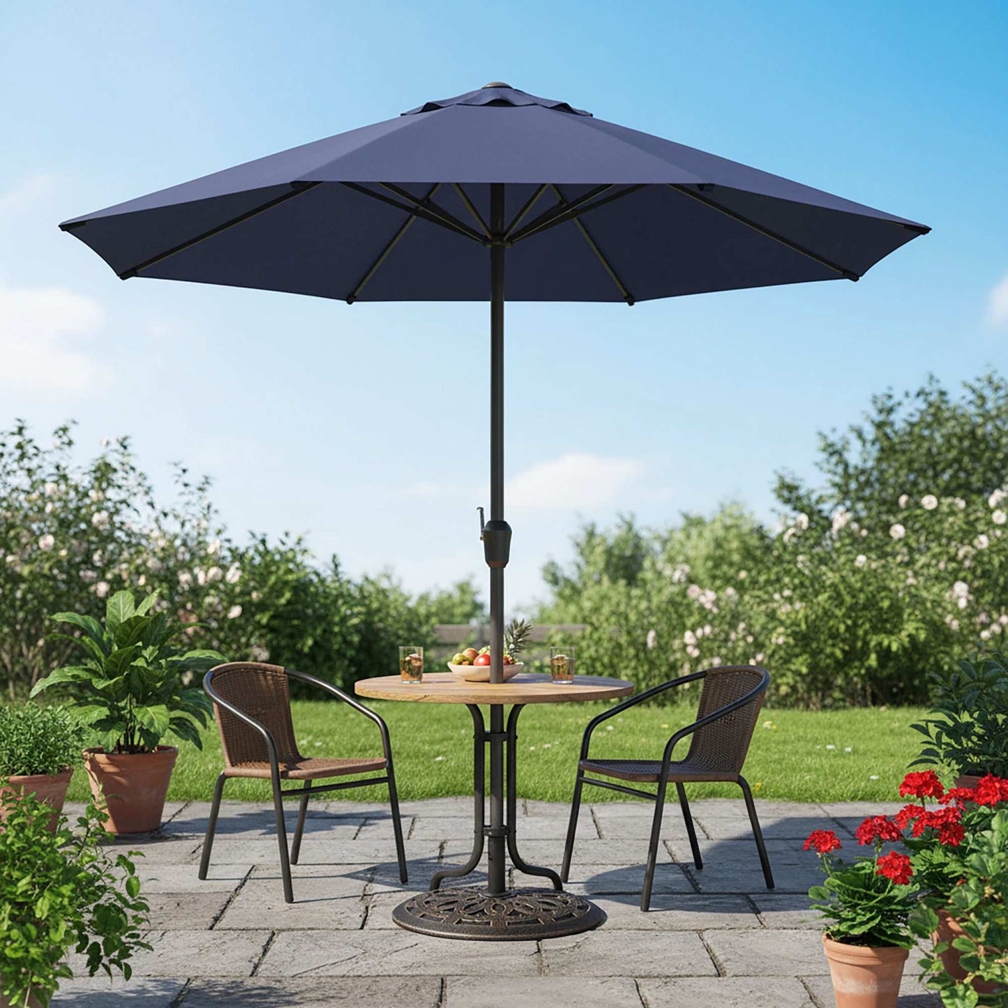 Parasol Stand 14kg with Multi-Size Pole Adapters
