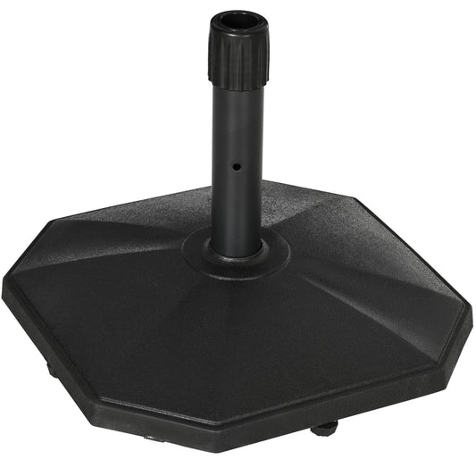 Stable parasol stand 22Kg for 32-38mm poles, black