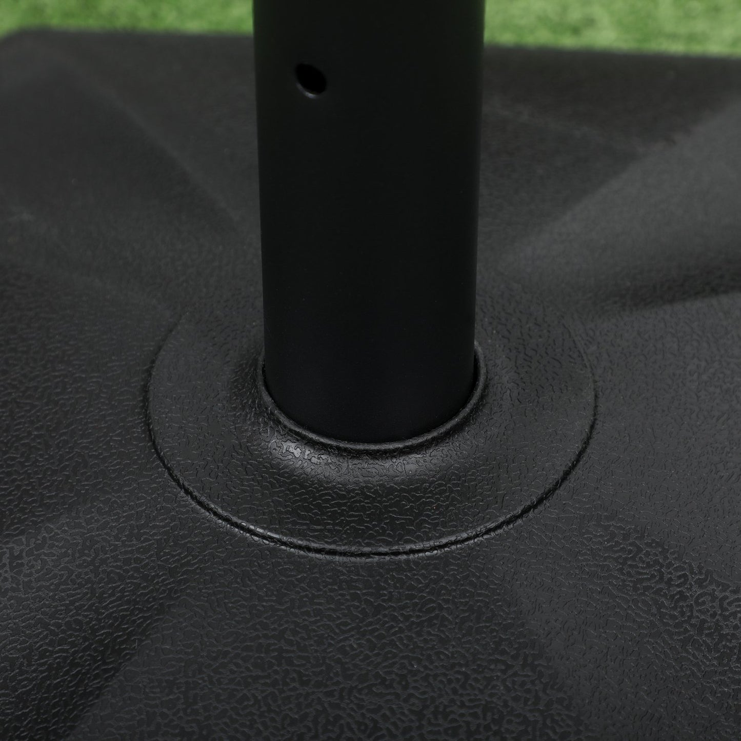 Stable parasol stand 22Kg for 32-38mm poles, black