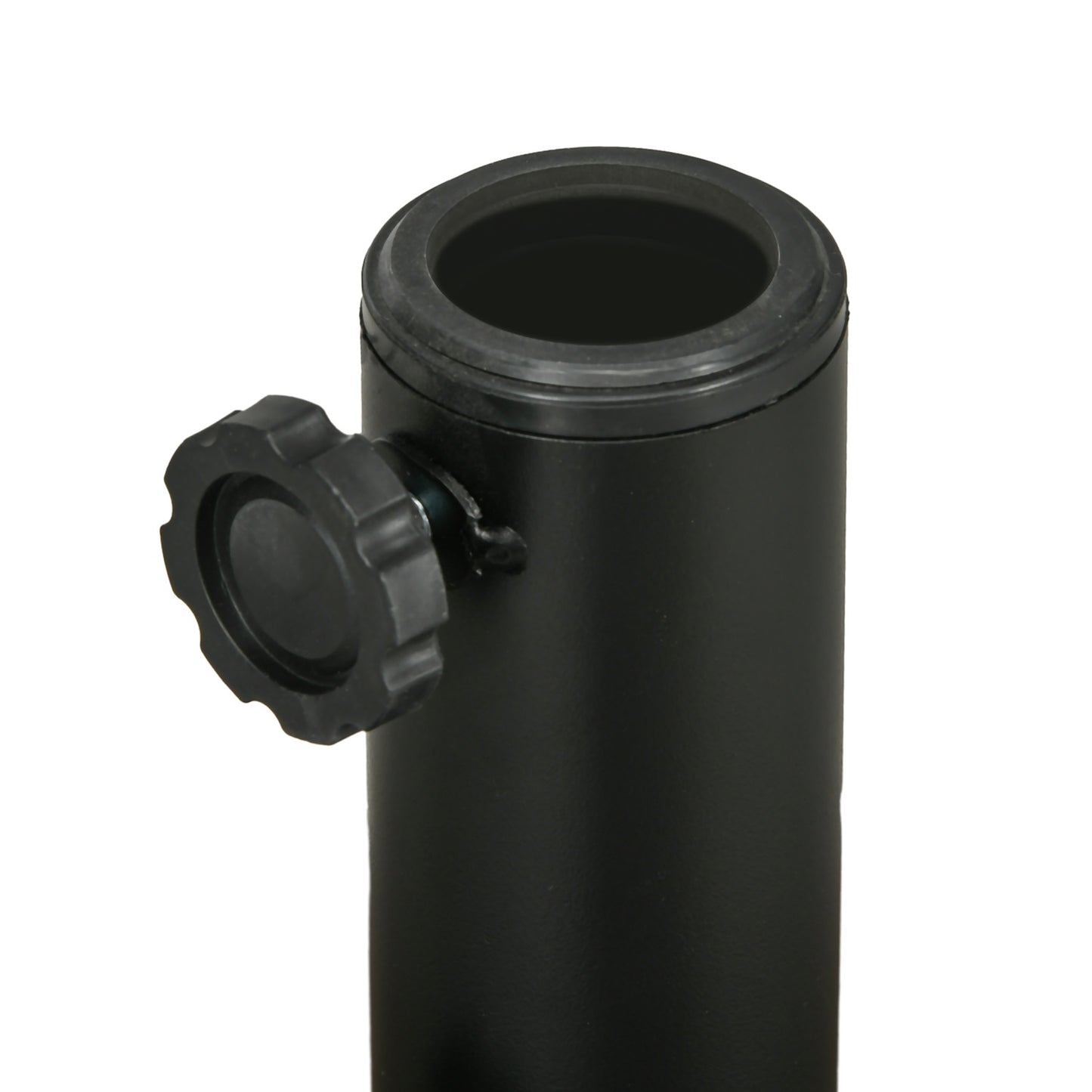 Parasol stand 29 kg, black, rattan look, fits Ø38/48 mm posts