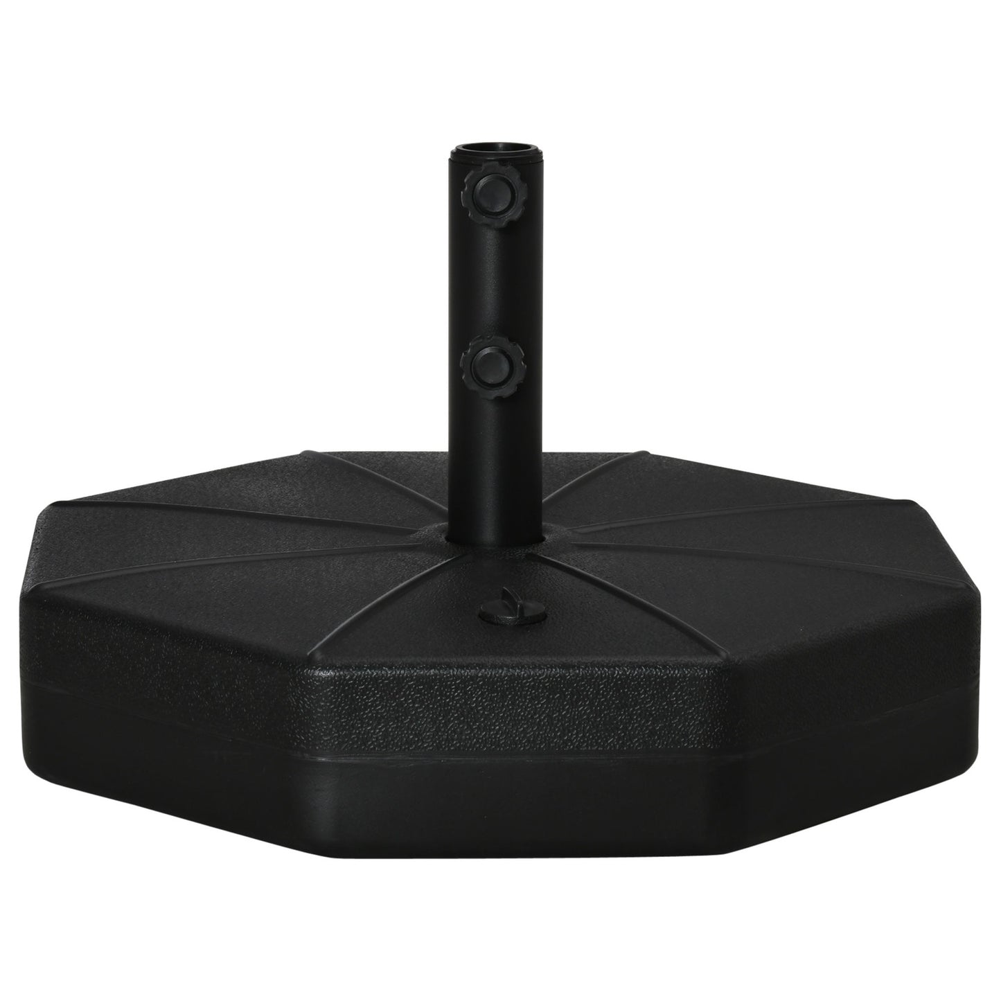 Parasol base 40 kg for 38/48 mm poles, water/sand fillable