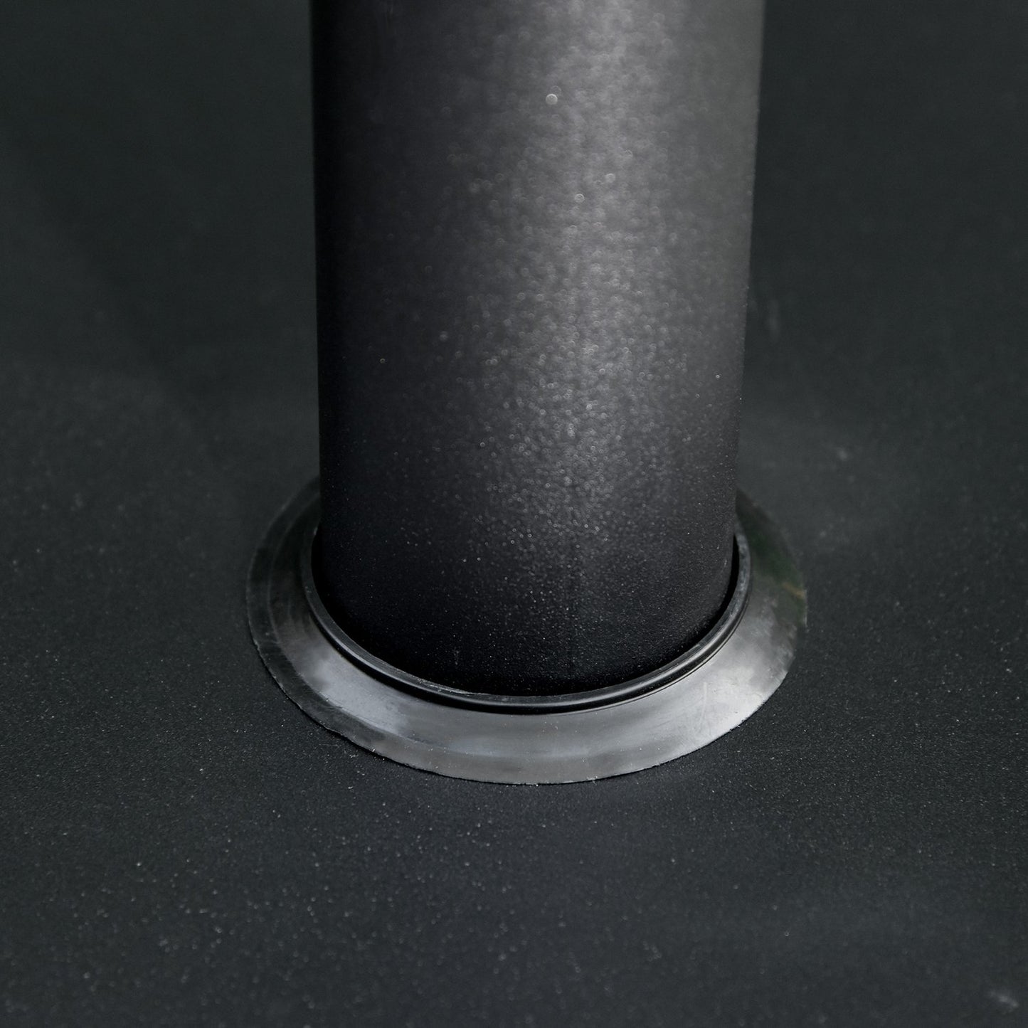 Black Metal & Cement Umbrella Base, 13 Kg, Fits Ø35-48 Mm
