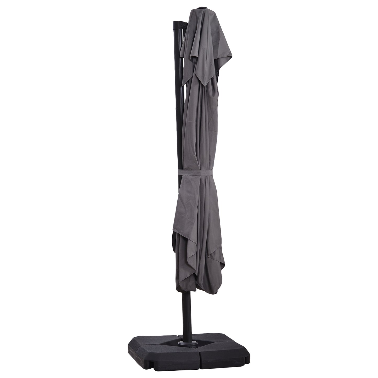 Cantilever Parasol, UV50+ with Stand & Cover, 270x270 cm