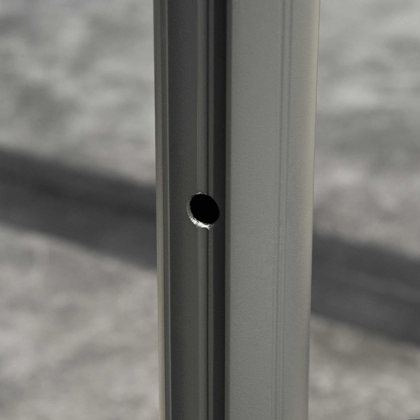 UV50+ cantilever umbrella with stand, cover and weights