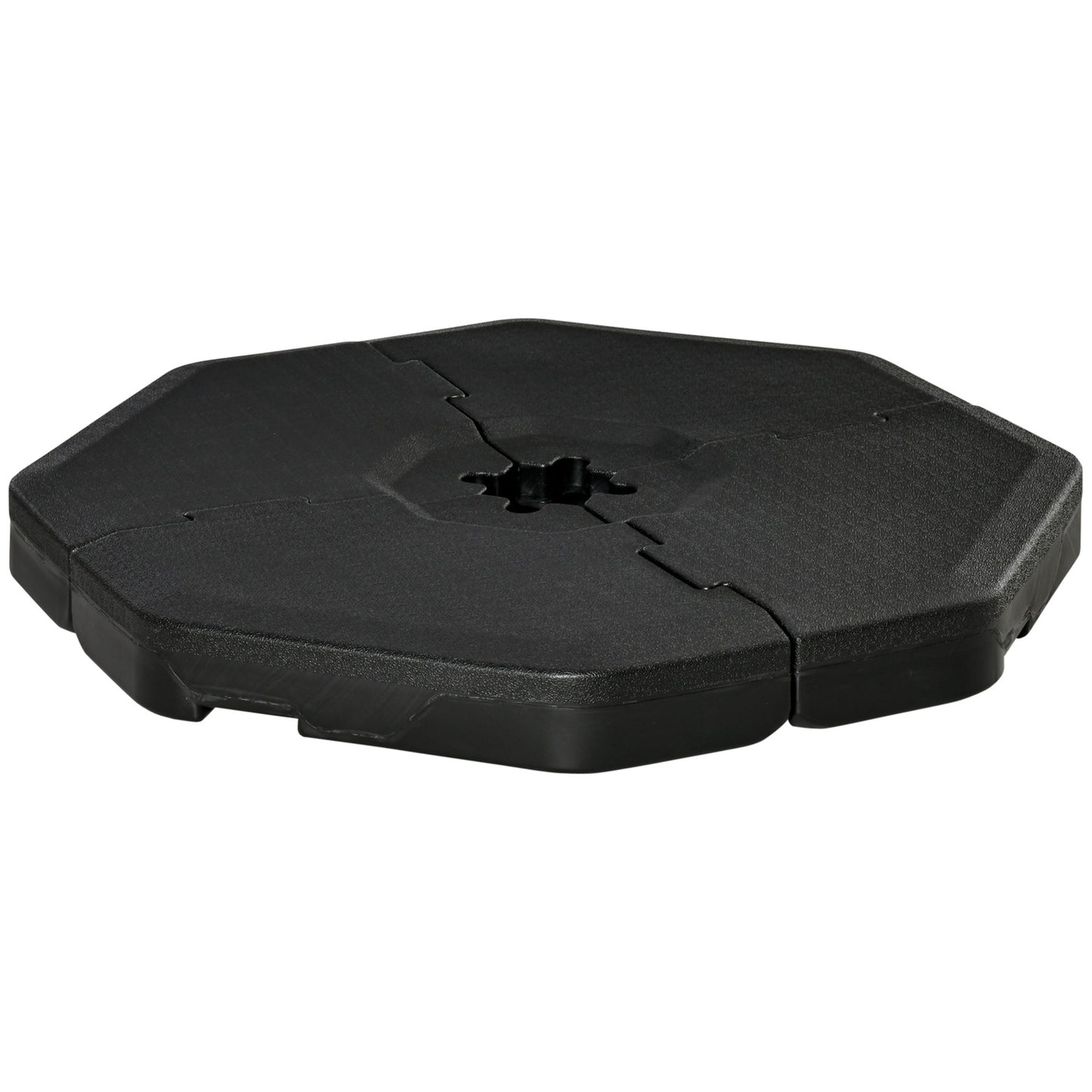 Umbrella weight base, 4-part Heavy-Duty HDPE, 140 kg capacity