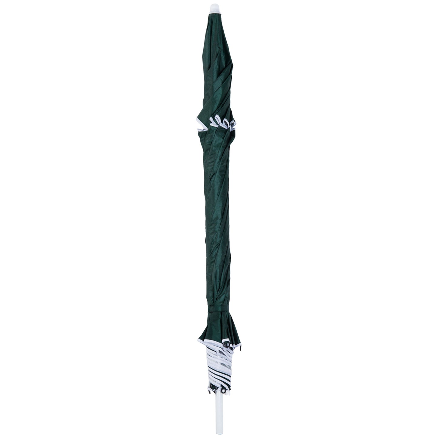 Beach umbrella & cover, windproof, dark green, 210cm
