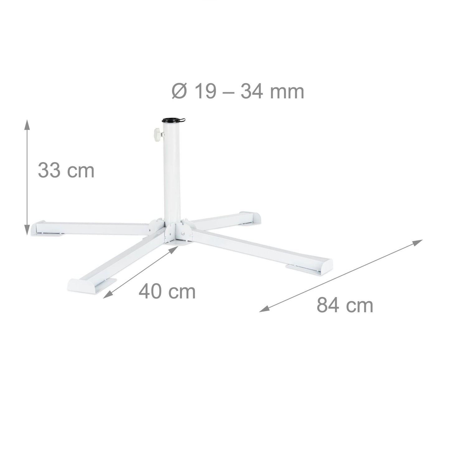 Parasol for plates white