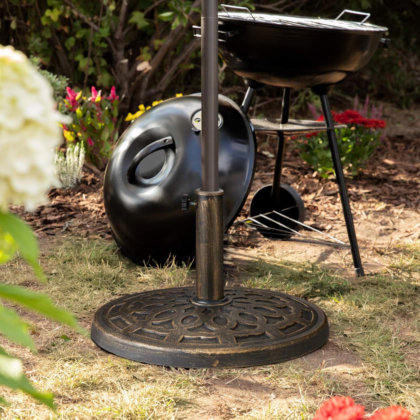 Parasol stand Cast iron look