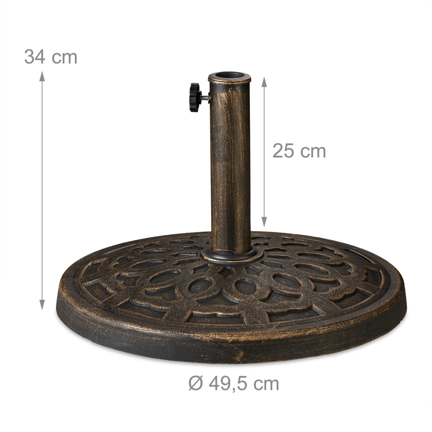 Parasol stand Cast iron look