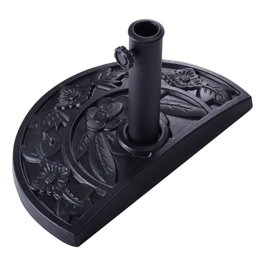 Parasol stand market umbrella stand parasol base balcony umbrella stand half round