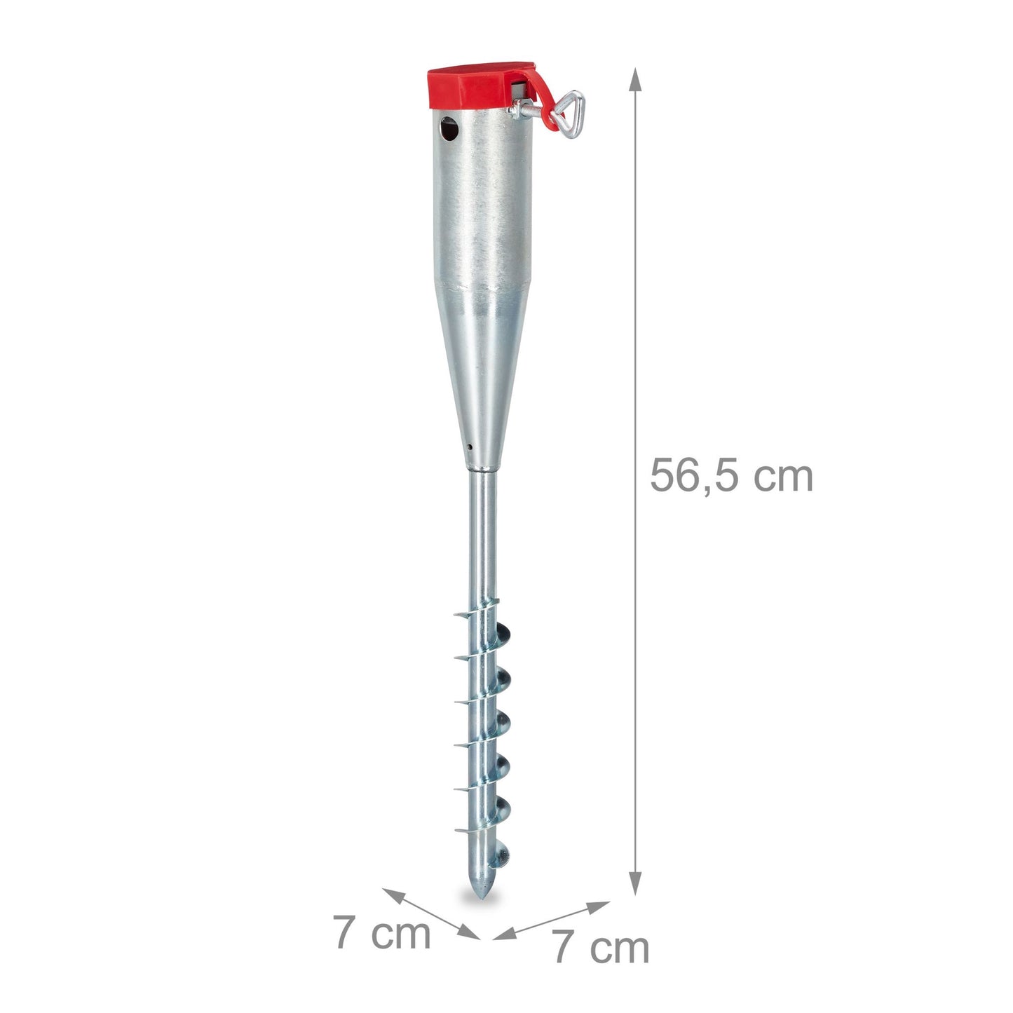 Parasol with ground sleeve 25 - 55 mm