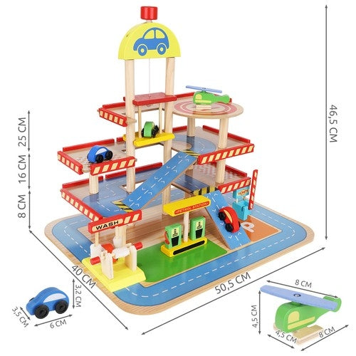 Parking garage - wooden 22446