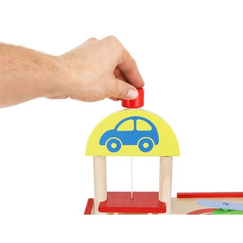 Parking garage - wooden 22446